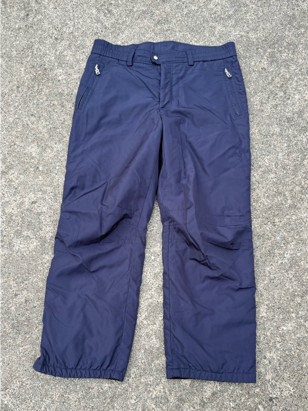 Vintage Bogner Ski Pants Navy Blue Unisex Size 52 (Women L / Men M) Made USA